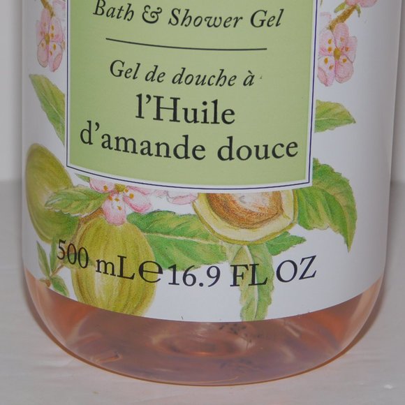 Crabtree & Evelyn Sweet Almond Oil Bath & Shower Gel 500 ml / 16.9 fl oz NEW - Picture 3 of 7